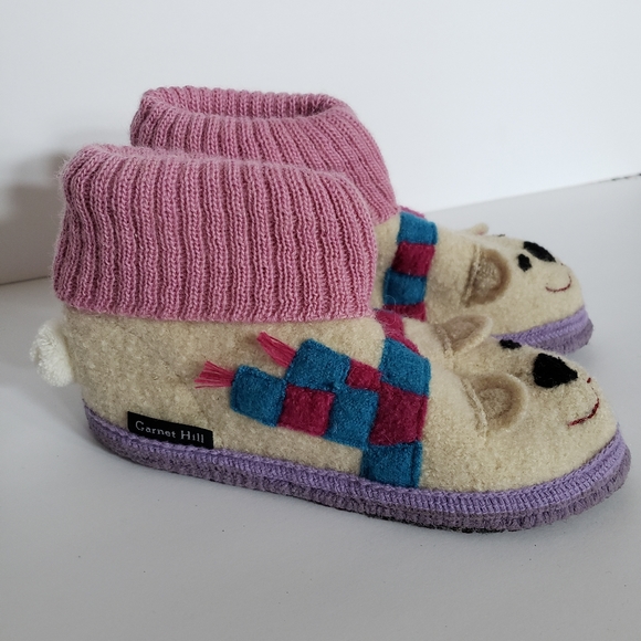 garnet hill wool slippers